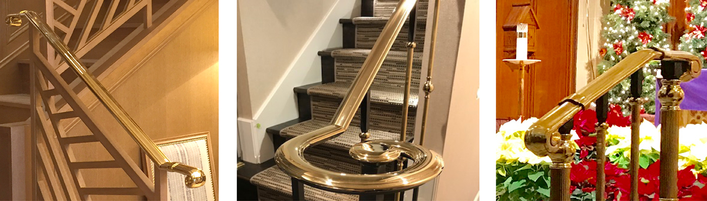 Brass Handrails and Fittings by Grande Forge Brass Handrails and Fittings by Grande Forge
