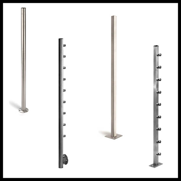 Stainless Steel Railing Posts Stainless Steel Railing Posts