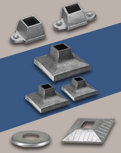Aluminum Cover Plates, Flanges, Shoes & Base Plates