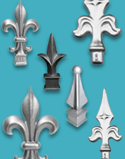 Aluminum Railheads/Finials