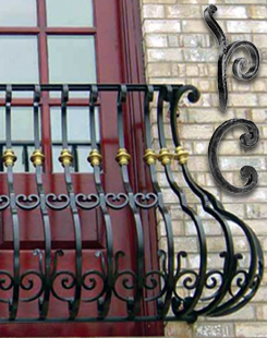Forged Steel Scrolls