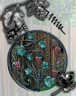 Leaves, Roses & Grapes