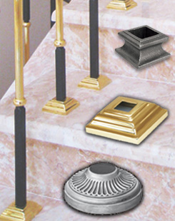 Railing Shoes and Cover Plates