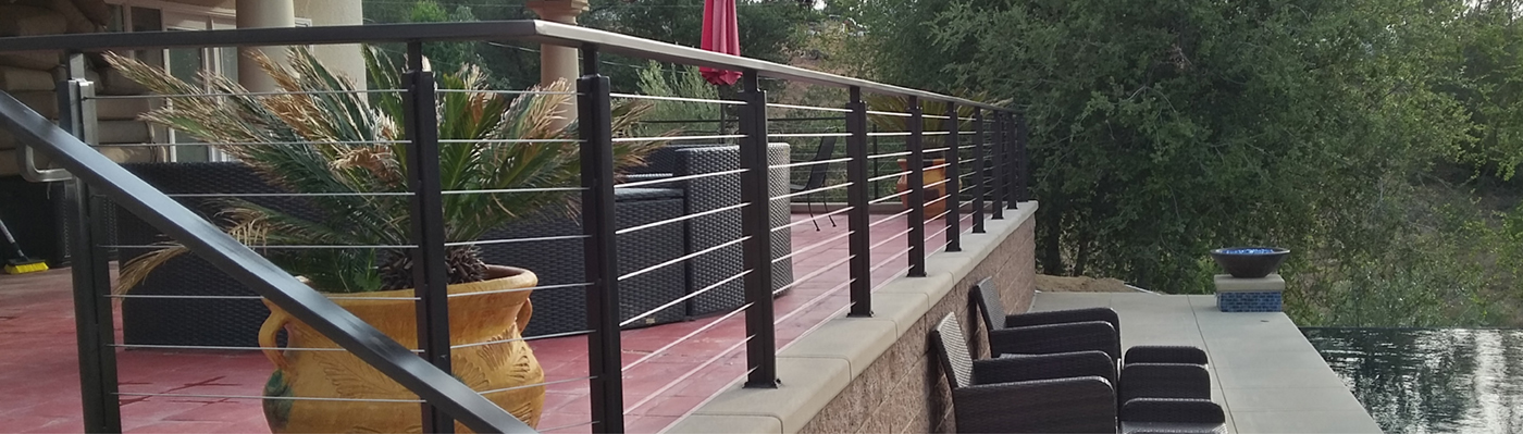 Stainless, Cable & Glass Railing
