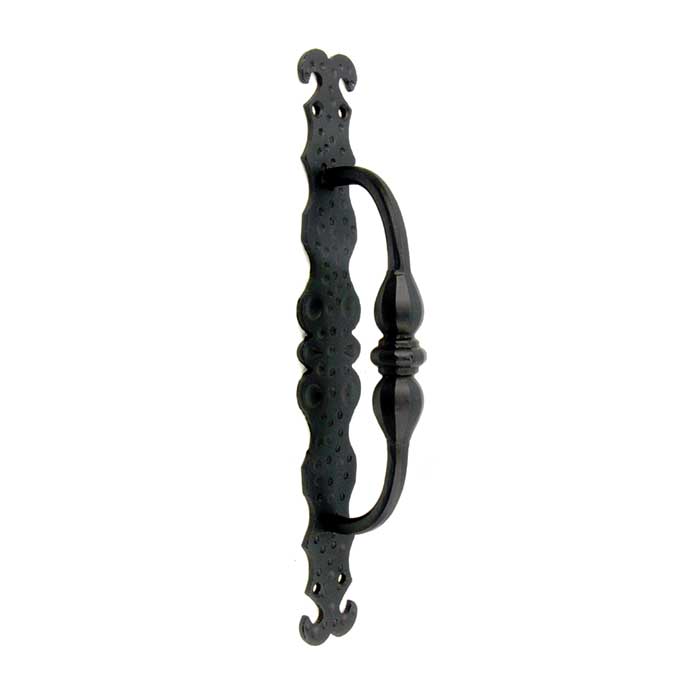 Hand forged steel door handle