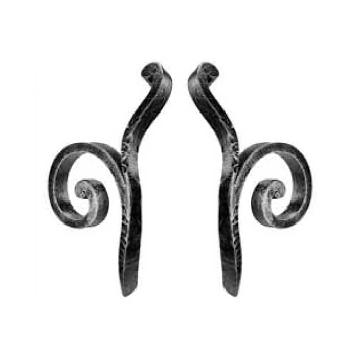 3/4" x 3/8" Decorative Forged Steel Scrolls