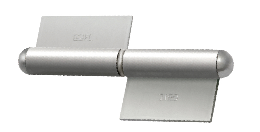 2-3/4" Tall Steel Flag Welding Hinge, 330 lbs. per pair, Left Hand, Unfinished, Sold Individually