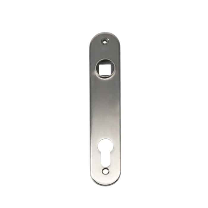 Aluminum Cover Plates for Locinox Mortise Locks, 2 Pieces