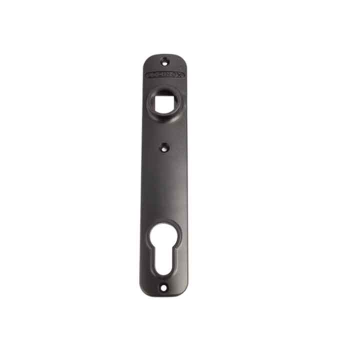 Black Plastic Cover Plates for Locinox Mortise Lock, 2 Pieces