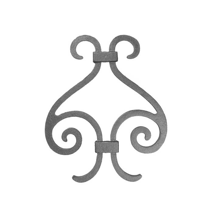 Picket Casting for 1/2" sq., Cast Iron, 10-1/4" Tall