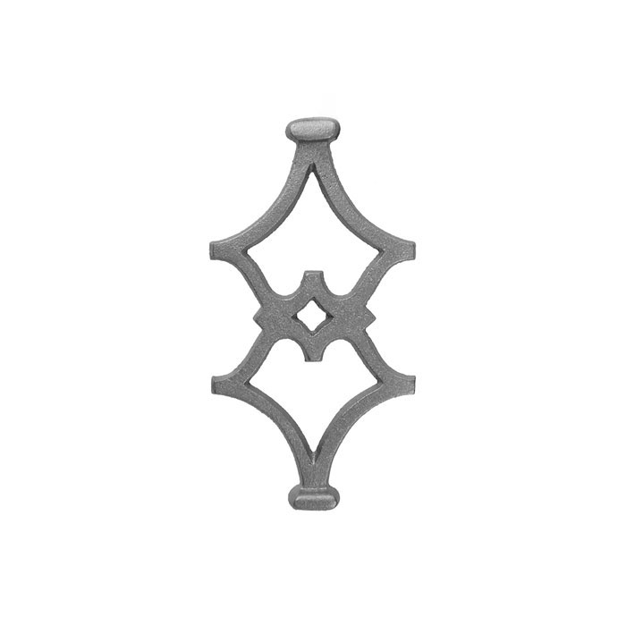 Infill Panel 8" High x 4-3/8" Wide, Cast Iron, Double Faced