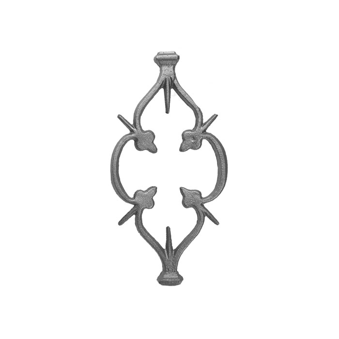 Infill Panel 8-1/2" High x 4-3/8" Wide, Cast Iron
