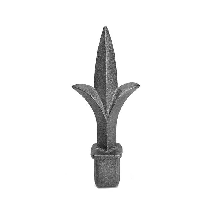 Plug Finial fits in 1" sq., Cast Iron, 4-1/2" Tall, 3/4" Deep Plug