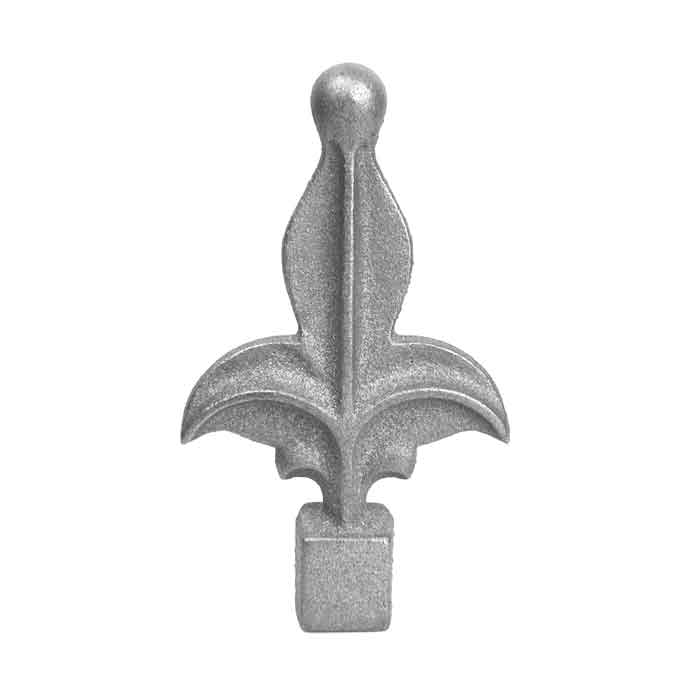 Spear Finial for 5/8" sq., Sand Cast Aluminum, 5-1/8" Tall x 3-1/4" Wide