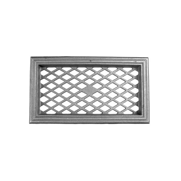 17-1/2" wide x 9-1/2" tall Cast Iron Grille