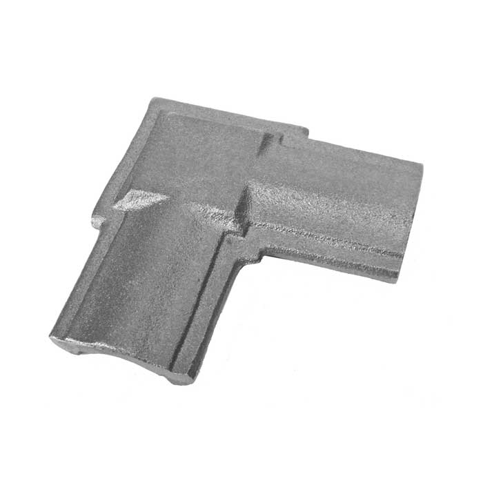 Angle Bend, Cast Iron, use with Tubular Handrail THR