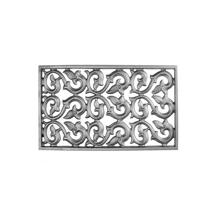 20-1/4" wide x 11-1/4" tall Cast Iron Vent, Single Faced