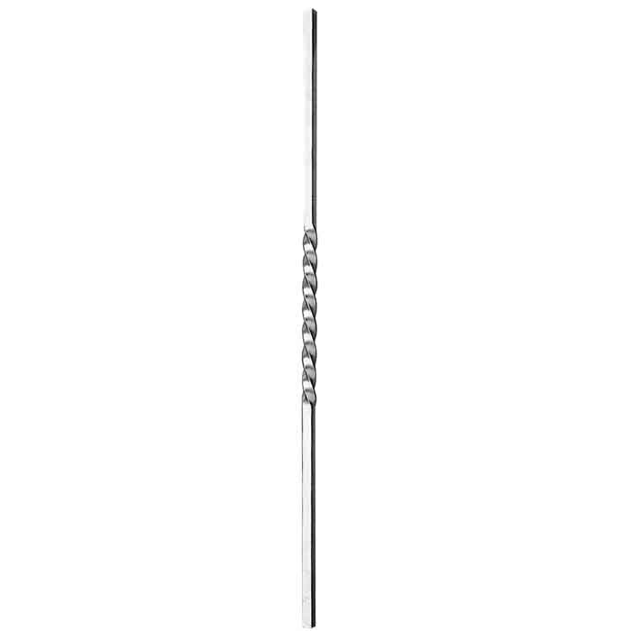 9/16" sq. Aluminum Baluster w/ Center Twist