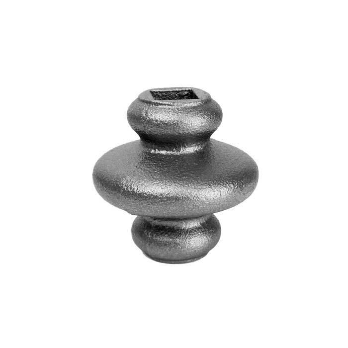 Picket Collar for 1/2" sq., Cast Iron, 2" Tall x 2-1/8" Wide