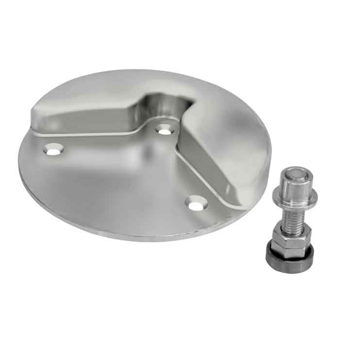 Molded Ground Strike Plate, for Left or Right, for Albatros, w/Catch Pin