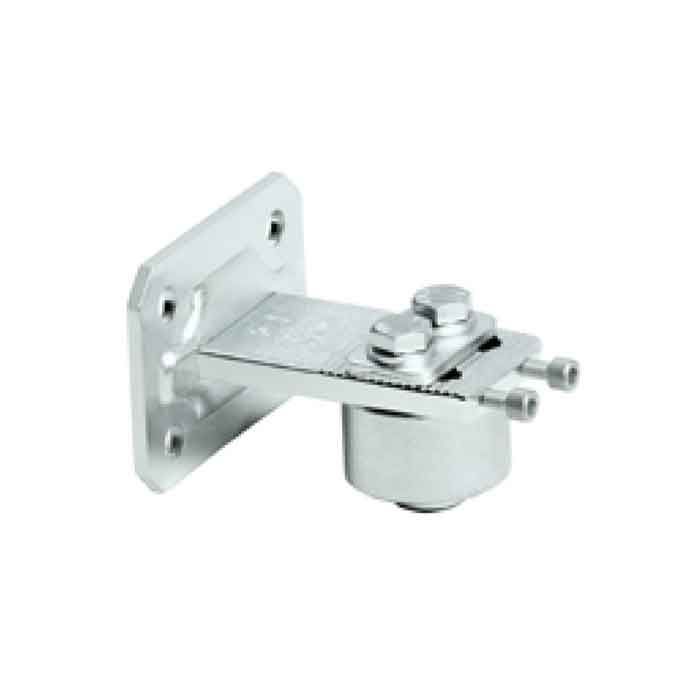 Adjustable Upper Hinge, Screw On, 1-7/8" dia, 4 hole, 770 lbs. per pair, Galvanized, Sold Individually