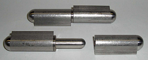3-3/16" Aluminum Tear Drop, Weld-On Hinge-Capacity 350 lbs. per pair
