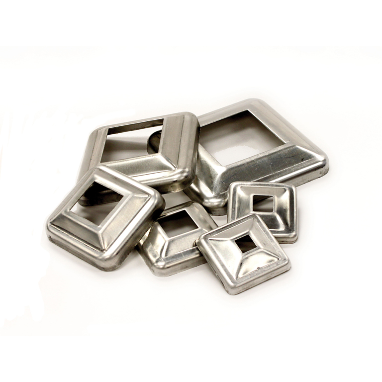 Aluminum Cover Plates for Square Bar, non-weldable