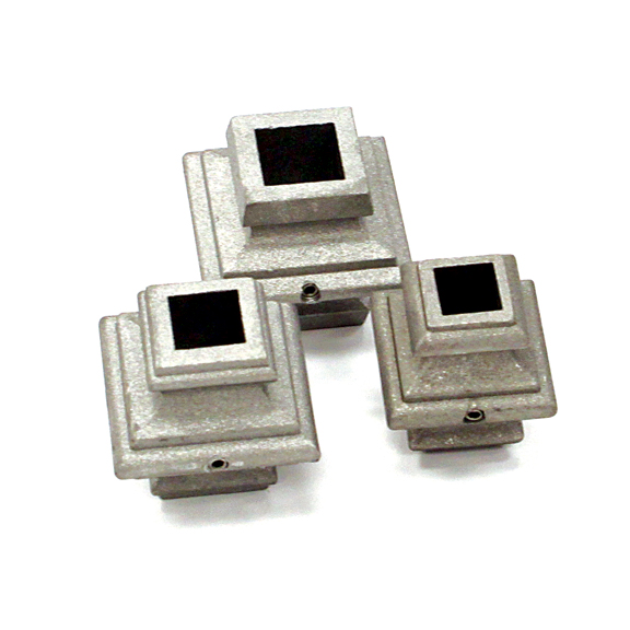 Aluminum Picket Collars, Die Cast w/Set Screw for 1/2", 5/8", 3/4" and 1" Square Bar