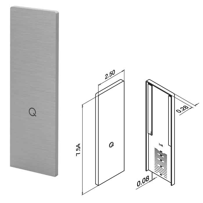 Aluminum End Fittings for Stair Applications w/o Cladding