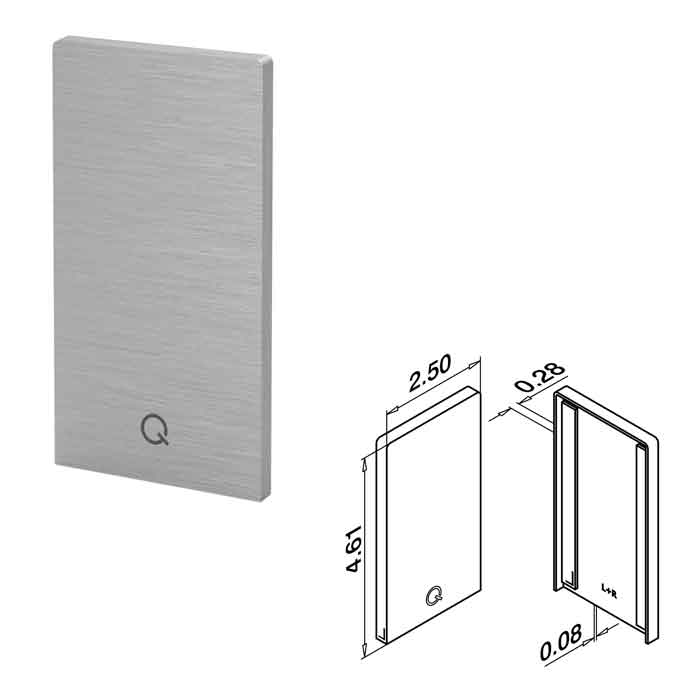 Aluminum End Fittings for Straight Applications w/o Cladding