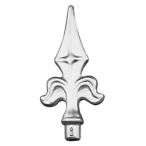 Spear Finial, 5/8" dia. Base, Aluminum, 6-5/16" Tall