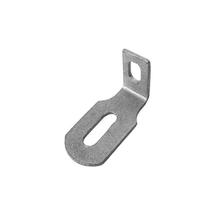 Weld Tab / Handrail Bracket, Aluminum 1" wide x 2" high
