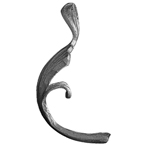 6-5/16" Tall Aluminum Leaf, Left