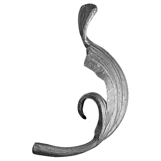 6-5/16" Tall Aluminum Leaf, Right