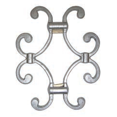 Picket Casting for 5/8" sq., Aluminum, 7-1/4" Tall