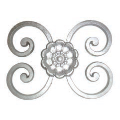 Picket Casting for 3/4" sq., Aluminum, 5-3/4" Tall