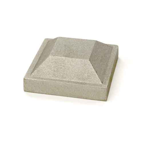 Aluminum Flat Top Post Caps for 1-1/2", 2", 2-1/2", 3" and 4" Square Bar