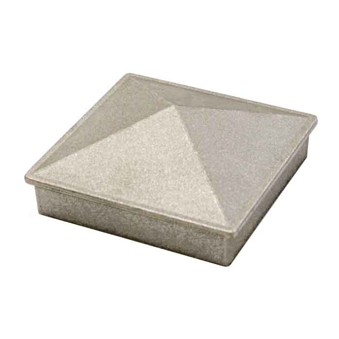 Aluminum Pyramid Post Caps for 1-1/2", 2", 2-1/2" and 3" Square Bar