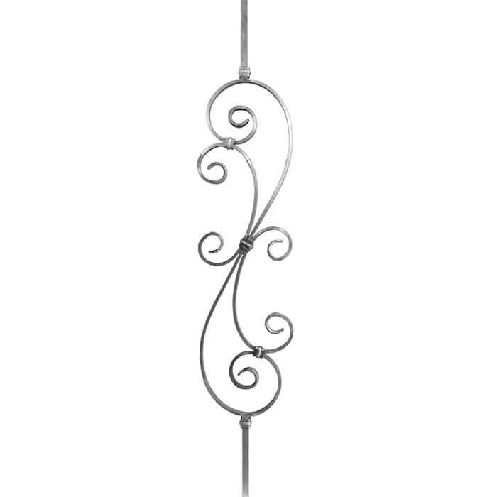 1/2" sq. Aluminum Scroll Panel