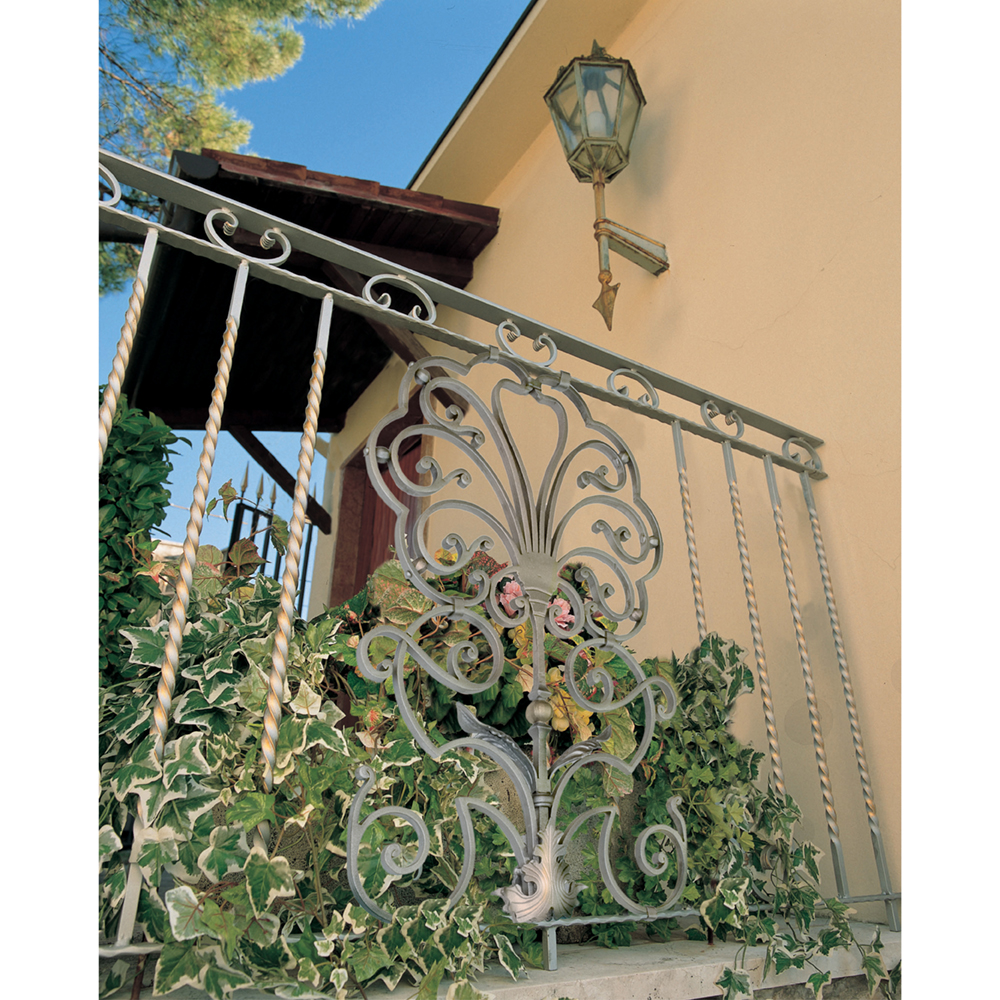 Scroll Panel Balcony Railing Design