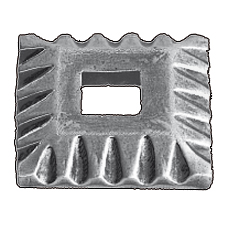 Base Collars in Steel with 2" sq. base
