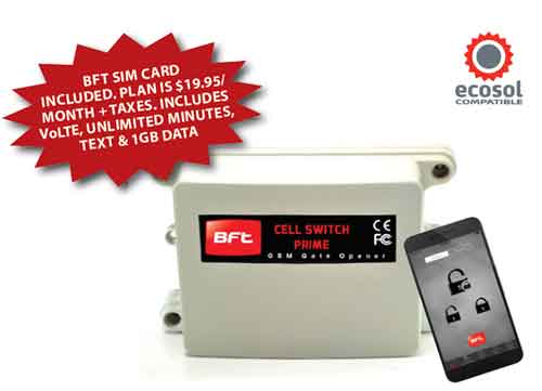 DISCONTINUED - Cellular Access Control Relay Switch, Stores 100 numbers