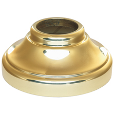 Base Shoe for 1-5/8" dia., Brass, 4-5/16" dia. base