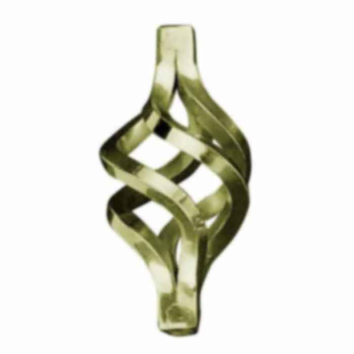 Brass Cage, 3/4" sq. end, 6-11/16" Tall