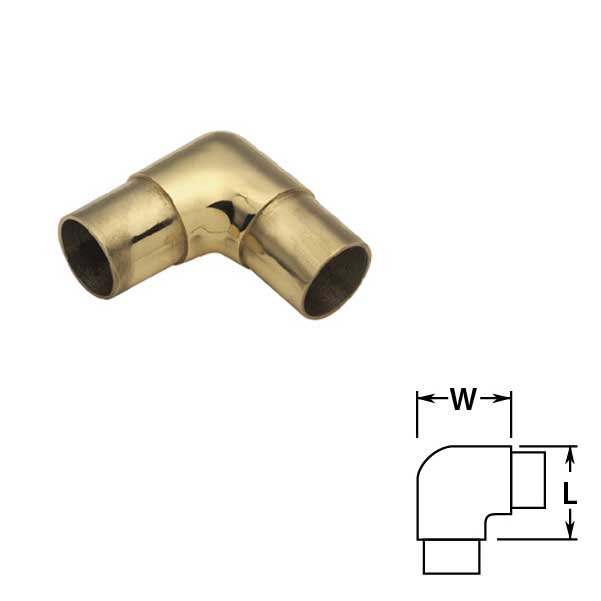 Flush Ells in Brass