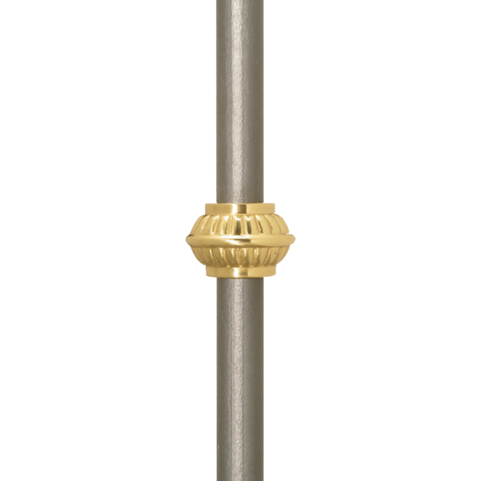 Grande Forge Brass Picket Collars for 9/16" and 5/8" Round Bar, 7/8" Tall