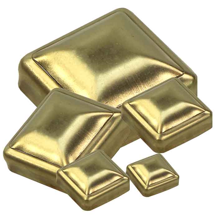 Brass Post Caps for 5/8" to 8" Square Posts
