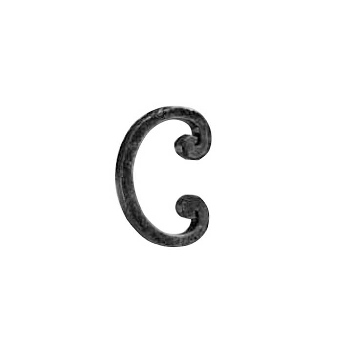 3/4" x 3/8" Forged Steel C-Scroll, 4-1/8" Tall