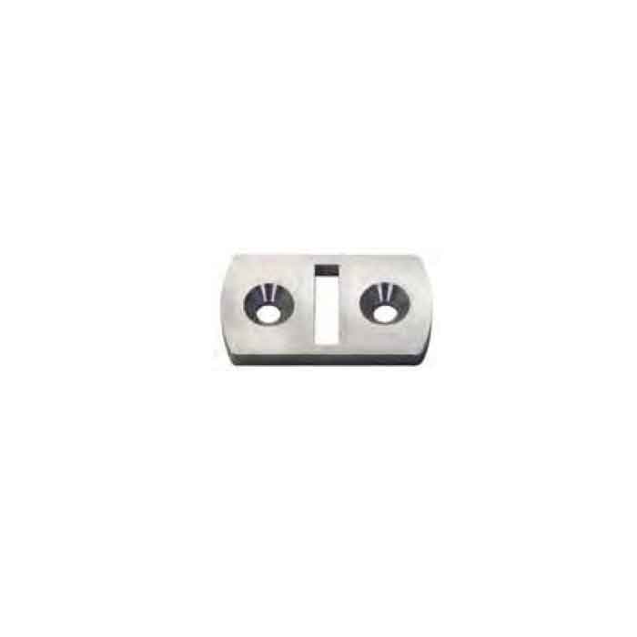 Floor Plate for Cable Brace, 316 Stainless Steel