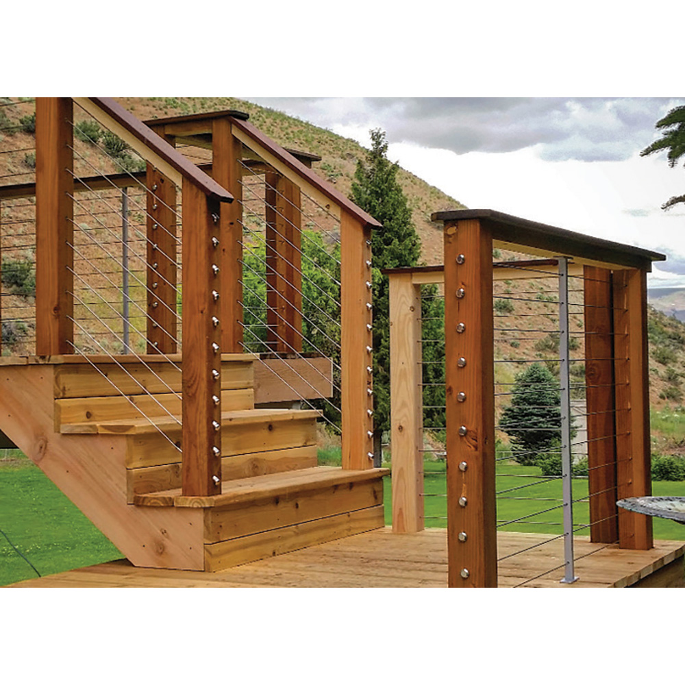 Railing System using CableRail Infill from Feeney